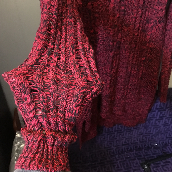 NWOT Torrid Red Merle Sweater Dress - Picture 2 of 7